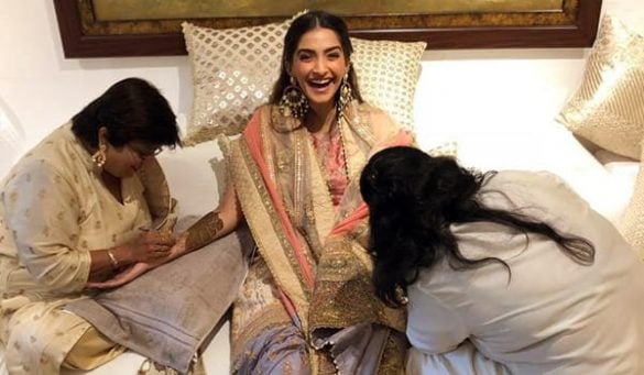 Sonam Kapoor Mehendi Celebration