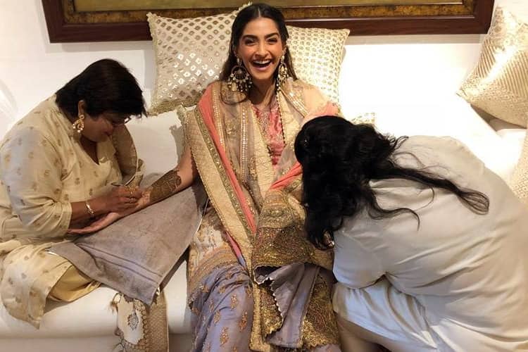 Sonam Kapoor Mehendi Celebrations