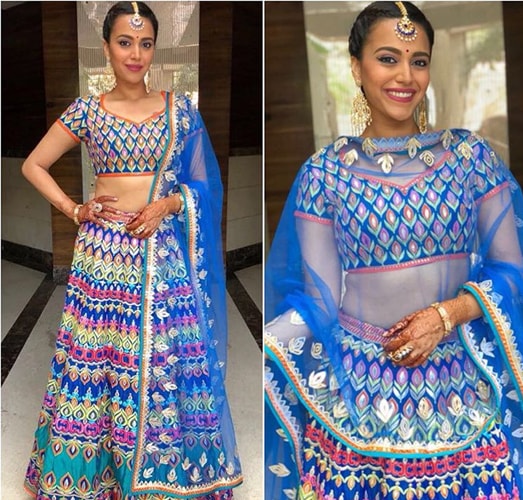 Swara Bhaskar Fashion at sonam kapoor wedding