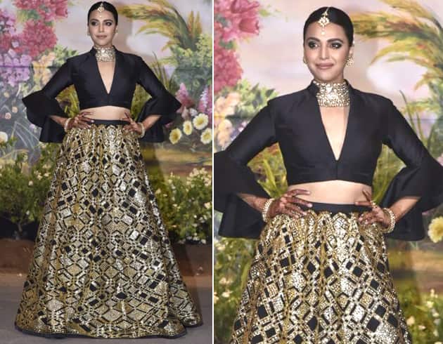 Swara Bhaskar at Sonam Kapoor Wedding Reception