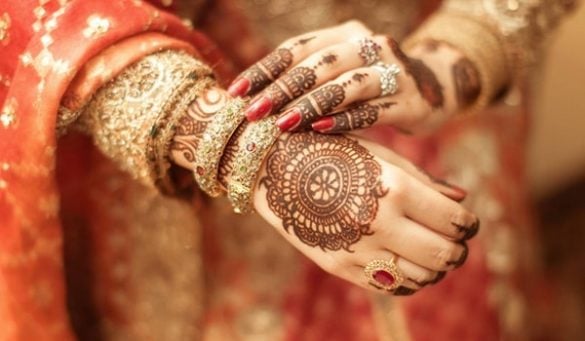 Tikki Mehndi Designs For Woman