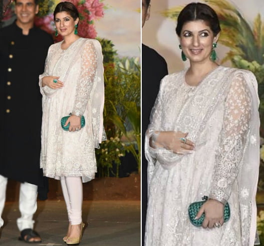 Twinkle Khanna at Sonam Wedding Reception