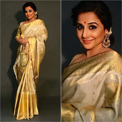 Vidya Balan in Gaurang Shah Sari