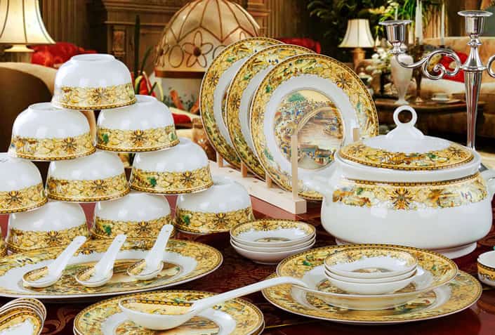 Vintage dinner set for mother's day