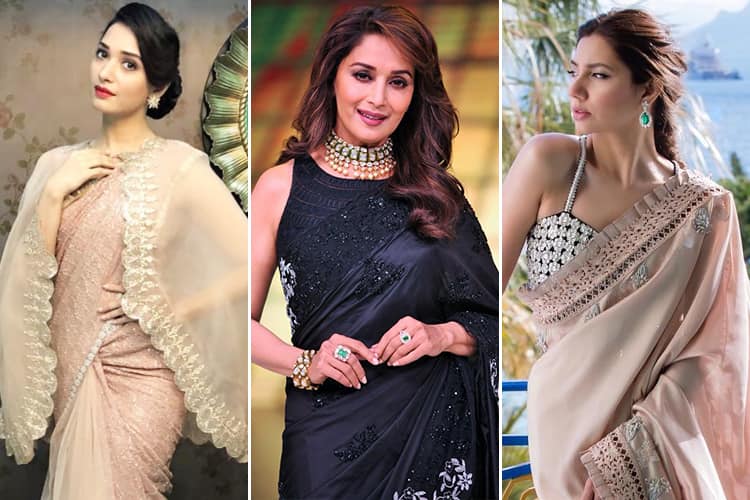 Celebrities Latest Sari Styles