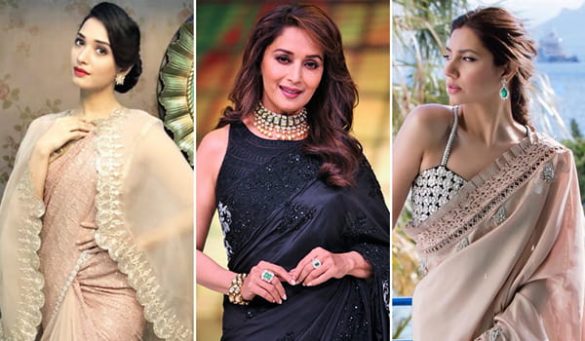 Celebrities Latest Sari Styles