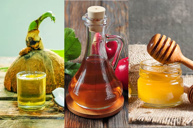 Honey Coconut Oil And Vinegar