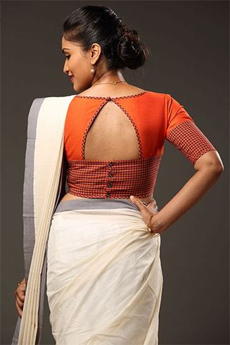 Cotton Saree Blouse