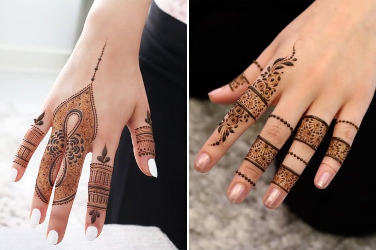 Finger Mehndi Designs