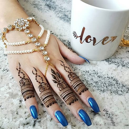 Henna Design for Fingers