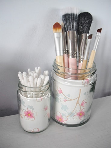 Jars Makeup Organizer