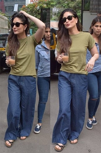 Kareena Kapoor in Pyjama Fit Denims