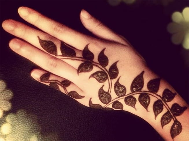 Leaf Mehndi Designs