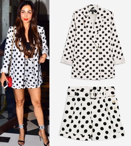 Malaika Arora in Polka Dots Dress