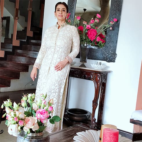 Manisha Koirala in Manish Malhotra