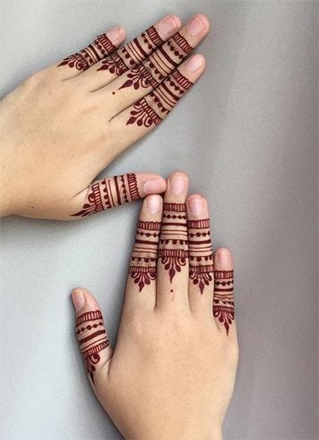 Red Color Henna