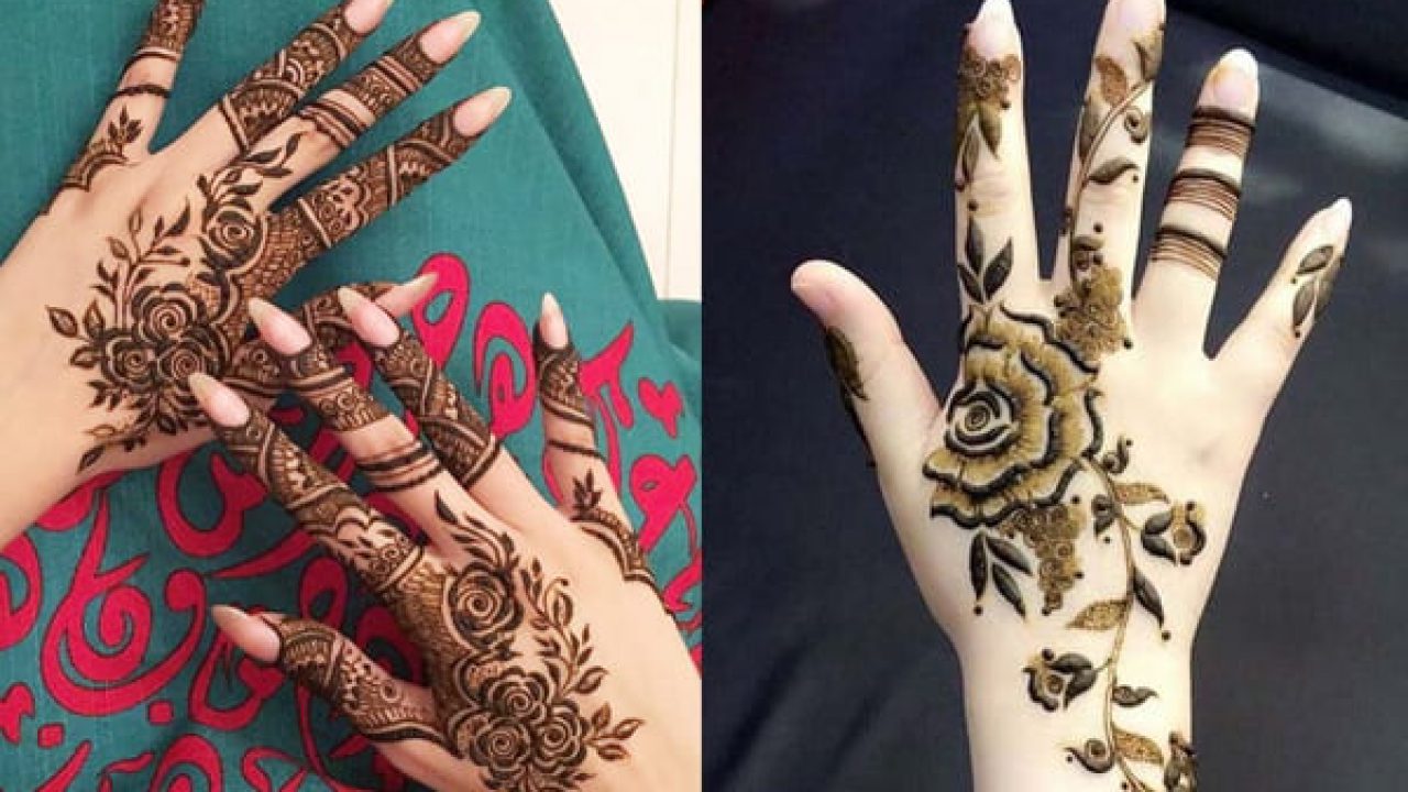 Top Rose Mehndi Designs To Be The Cynosure Of All Eyes