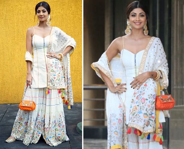 Shilpa Shetty in Sukriti Aakriti outfit