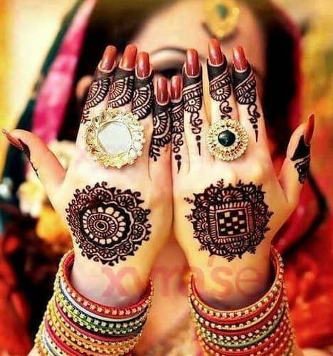 spherical tikki Mehndi Designs