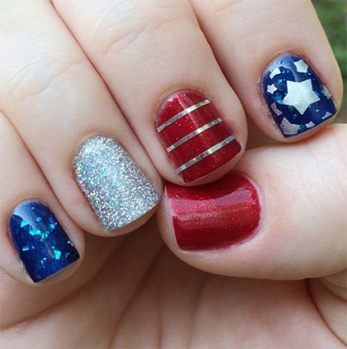 4th of July Nail Designs