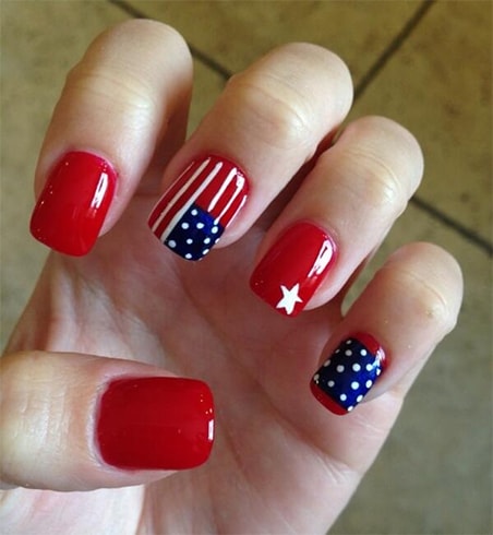 4th of July Nail Design Ideas