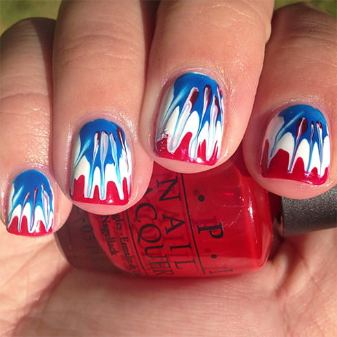 4th Of July Nail Design