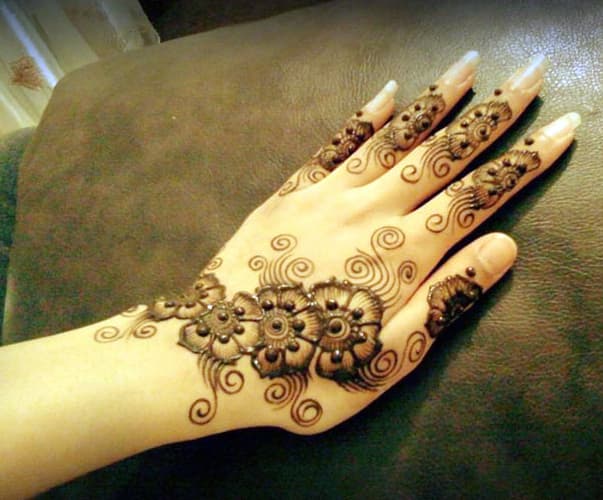 Arabic Hand Mehndi Design