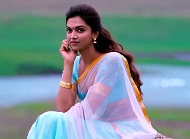 Deepika Padukone Chennai Express Sari