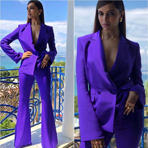 Deepika Padukone in Shaleena Nathani fashion