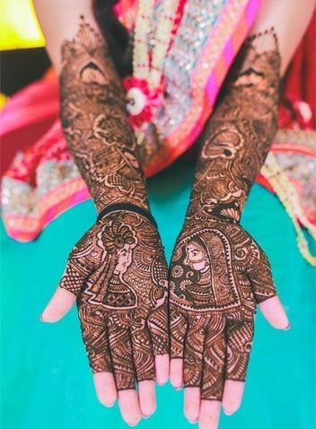 Dulhan mehndi designs for hands