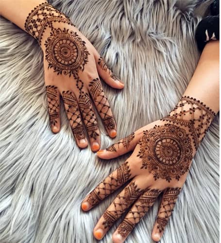 Ideal mehndi design