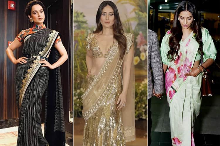 Die besten Looks von indischen Schauspielerinnen in Sarees  