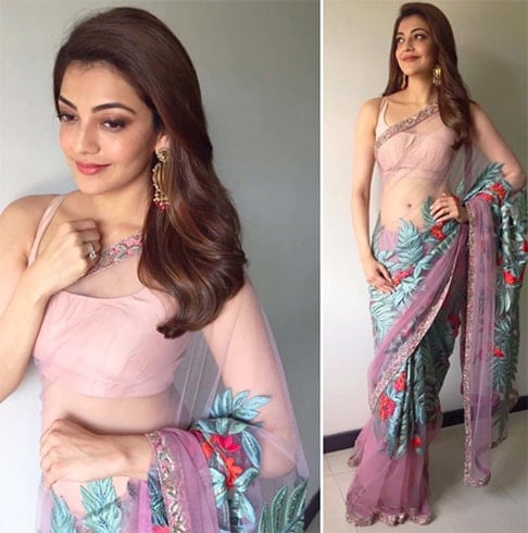 Kajal Aggarwal Saree Style