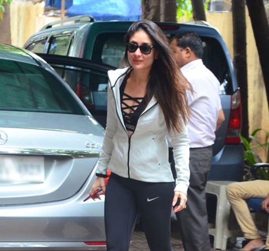 Kareena In Black Criss-Cross Sports Bra