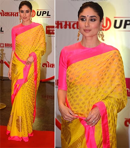 Die besten Looks von indischen Schauspielerinnen in Sarees  