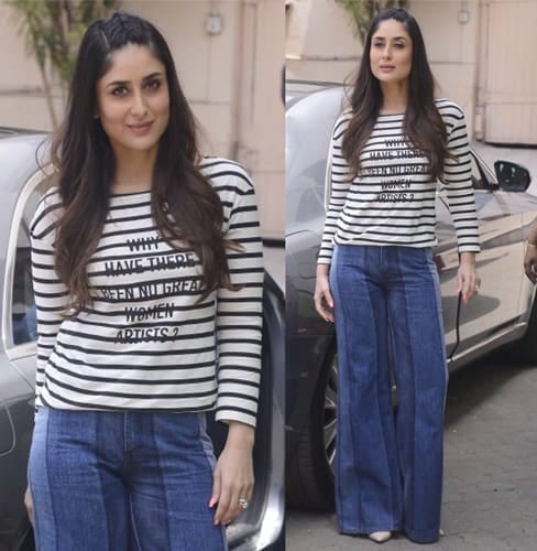 Kareena Kapoor Khan in denim fashion