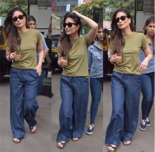 Kareena Kapoor in denim trends