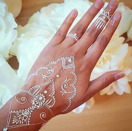 Mehndi back hand designs