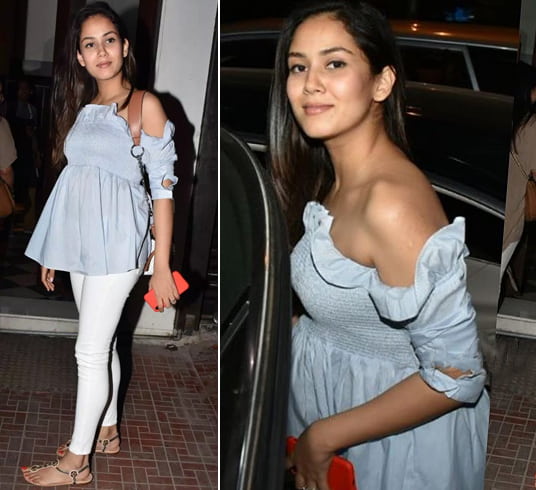 Mira Rajput In Off-Shoulder Top