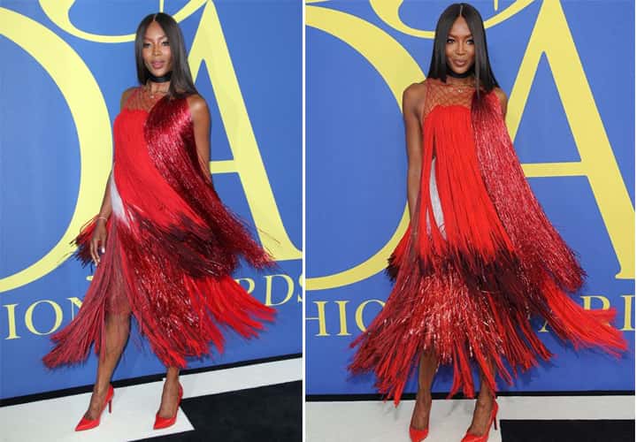 Naomi Campbell at CFDA Awards