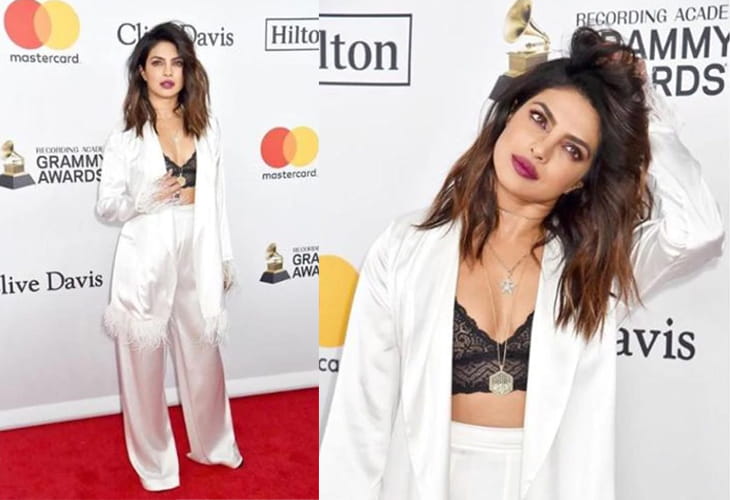 Priyanka Chopra White Fashion