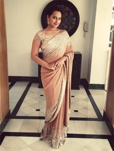 Sonakshi Sinha Saree Style