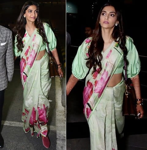 Sonam Kapoor Sari Style