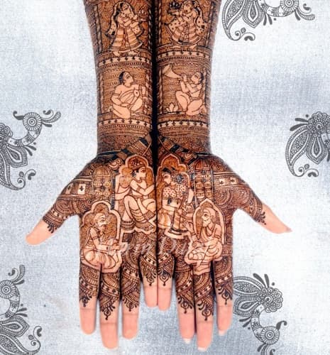 Story Of The Complete Marriage Mehendi Design