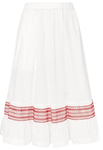 White Drindl skirt