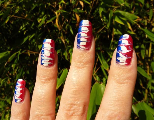 4th of July Nail Art - wide 7