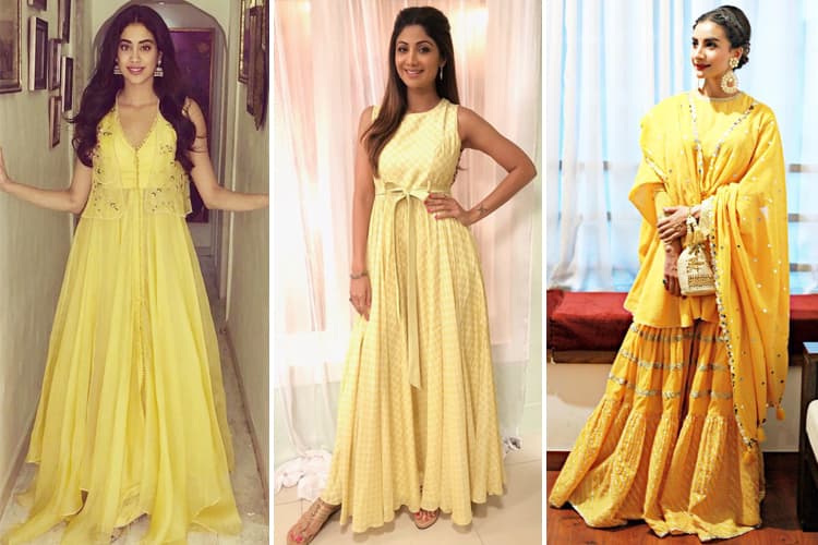 Bollywood Divas In Yellow Outfits