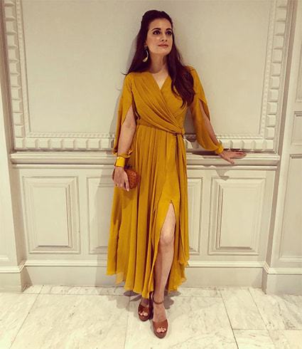 Dia Mirza in Suman Outfit