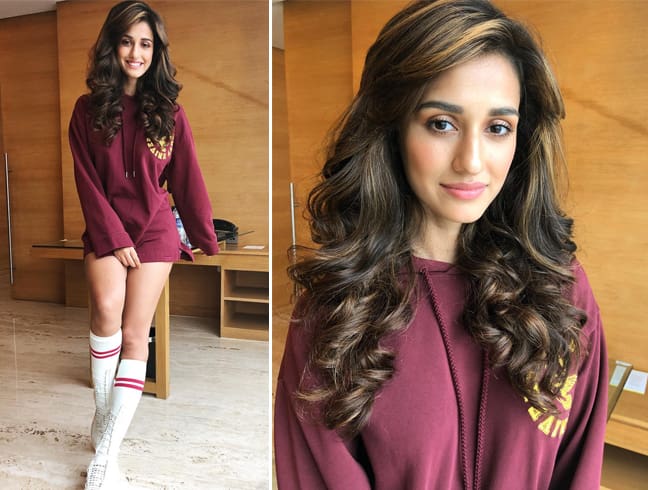 Disha Patani in Sweatshirt