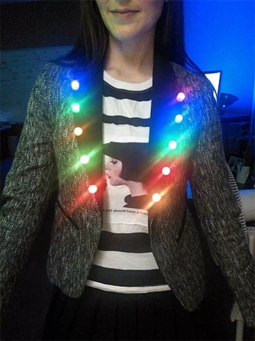 DIY LED Lapel Jacket